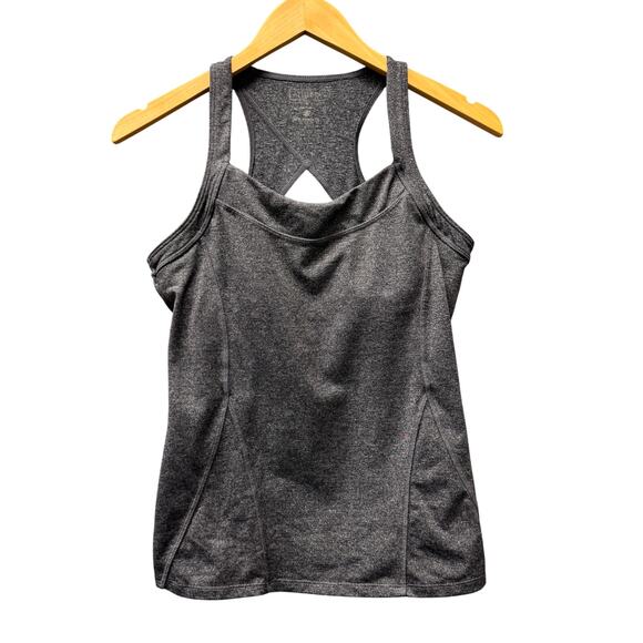 Athleta Tank Top Womens Small Switchback Racerback Activewear Heather Gray - Picture 1 of 8